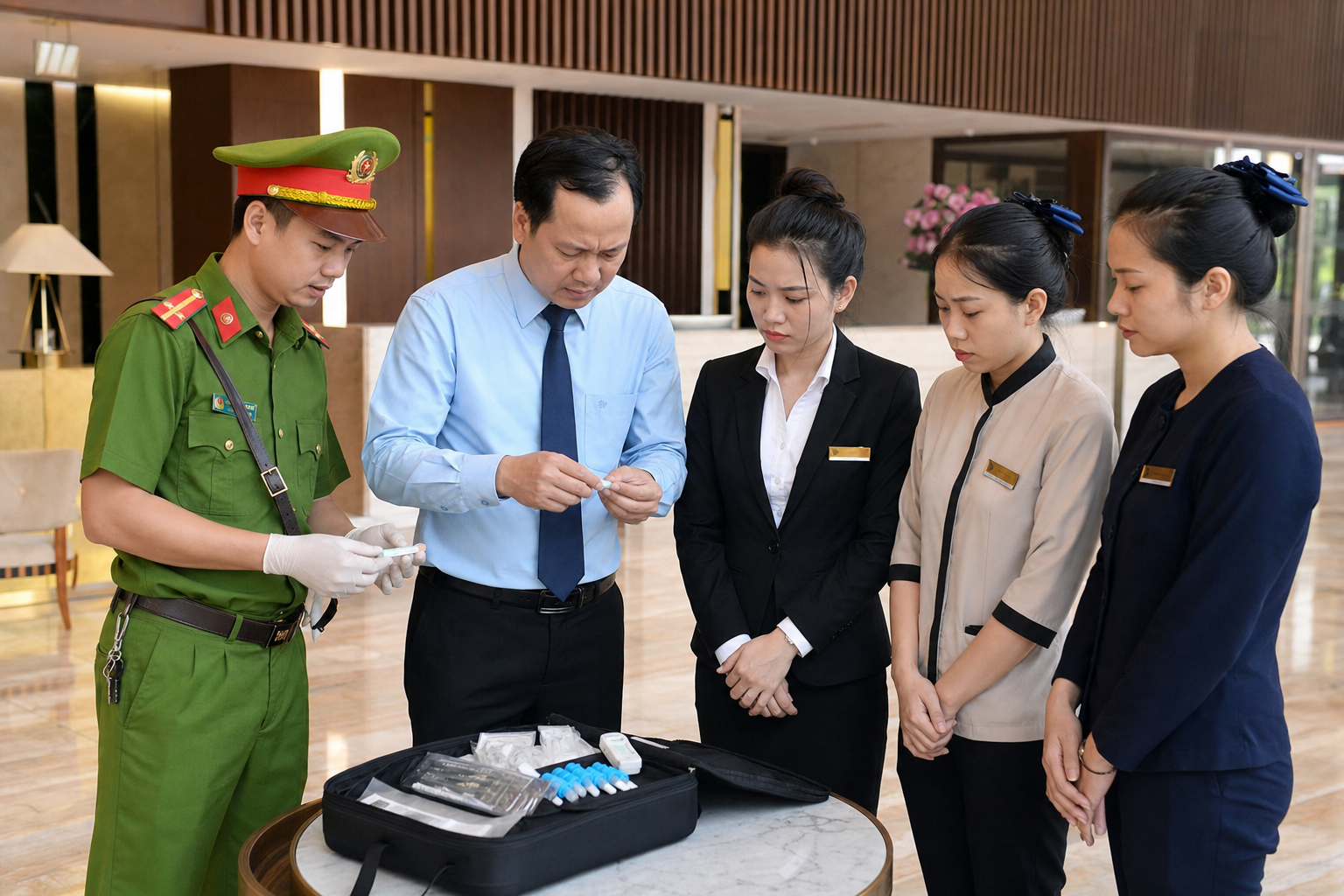 Test ma túy tại cơ sở lưu trú